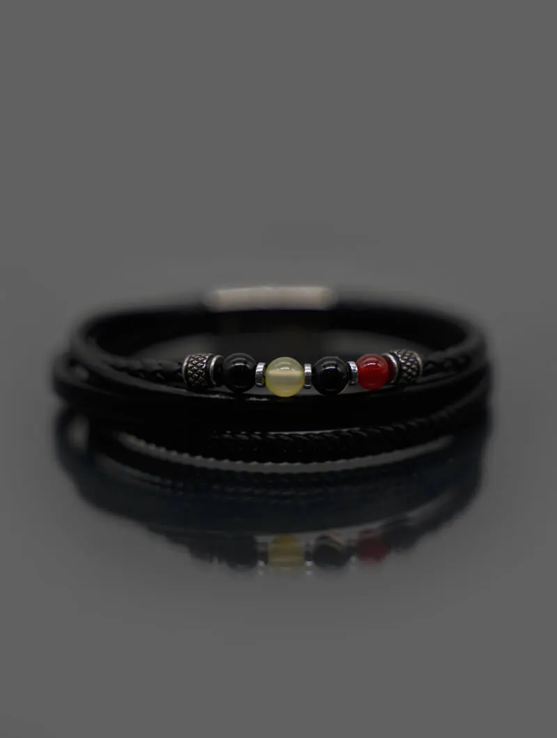 Bracelet Homme trois Rangs